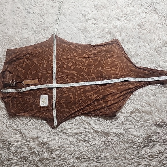 SKIMS ( Latte Swirl-RARE) Summer Mesh Mock Neck Bodysuit -NWT/XXS, 3X - Picture 14 of 15